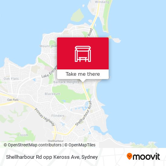 Shellharbour Rd opp Keross Ave map