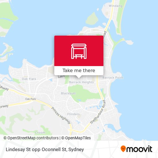 Lindesay St opp Oconnell St map