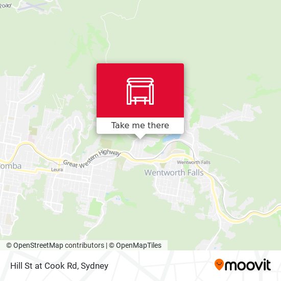 Hill St at Cook Rd map