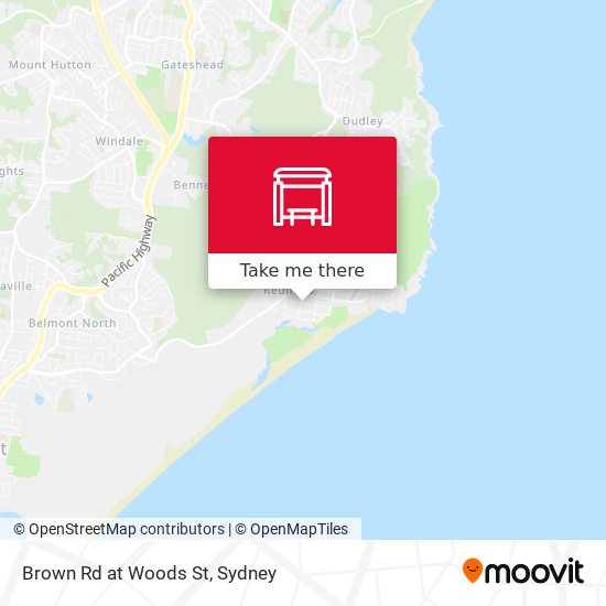 Brown Rd at Woods St map