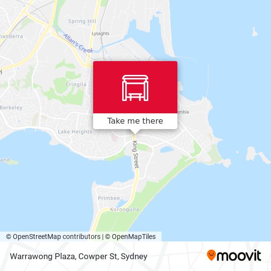 Warrawong Plaza, Cowper St map
