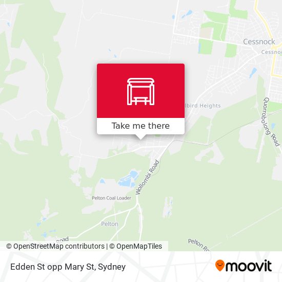 Edden St opp Mary St map