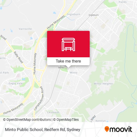Mapa Minto Public School, Redfern Rd