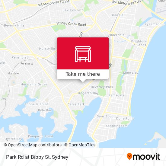 Park Rd at Bibby St map