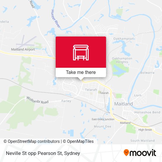 Neville St opp Pearson St map