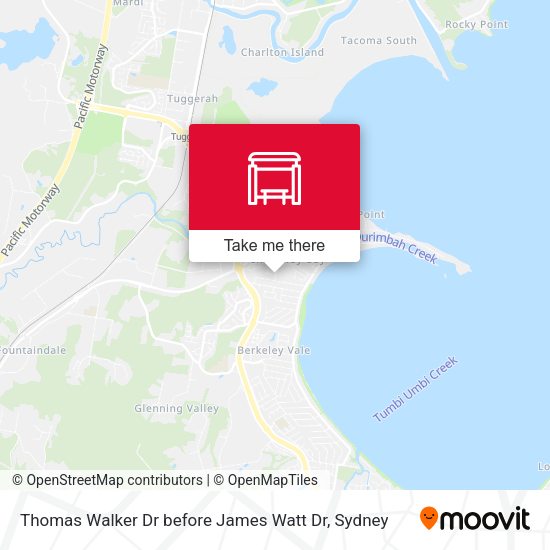 Thomas Walker Dr before James Watt Dr map