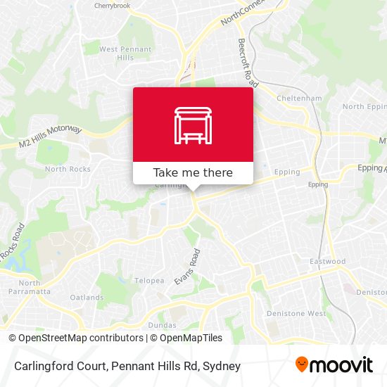 Carlingford Court, Pennant Hills Rd map