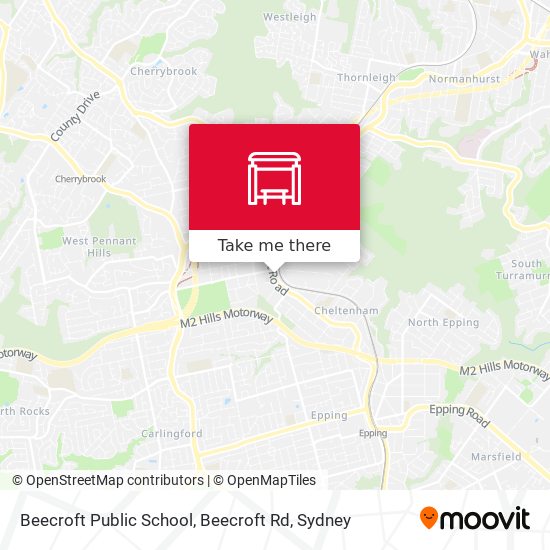 Beecroft Public School, Beecroft Rd map