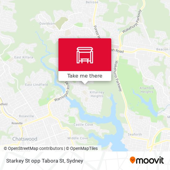 Starkey St opp Tabora St map