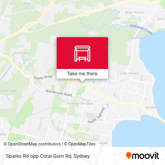 Sparks Rd opp Coral Gum Rd map