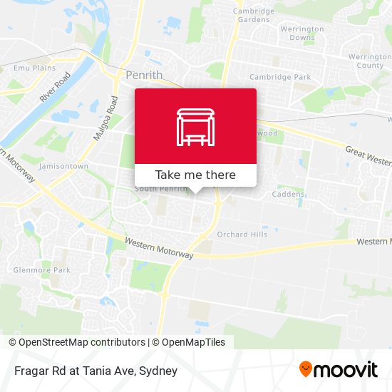 Fragar Rd at Tania Ave map