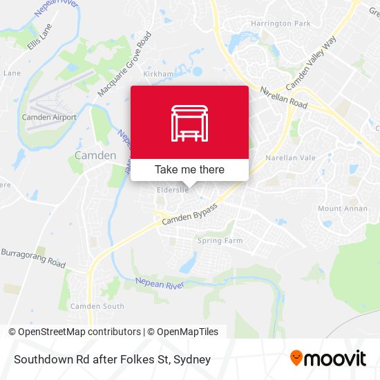Southdown Rd after Folkes St map