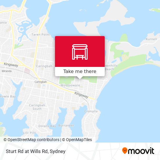 Sturt Rd at Wills Rd map