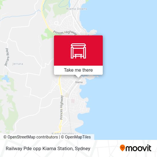 Railway Pde opp Kiama Station map