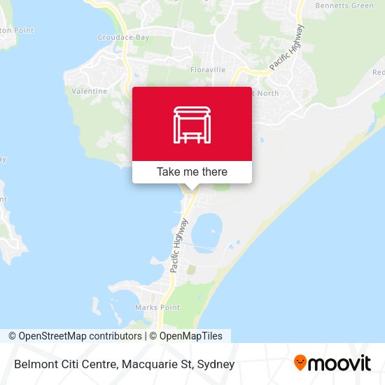Belmont Citi Centre, Macquarie St map