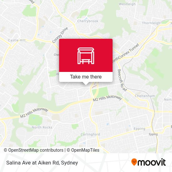 Salina Ave at Aiken Rd map