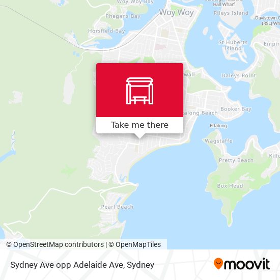 Sydney Ave opp Adelaide Ave map