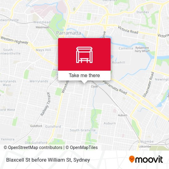 Blaxcell St before William St map