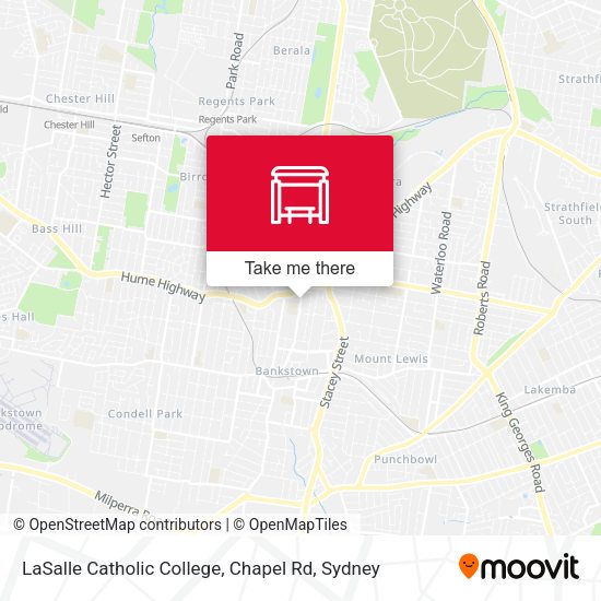 LaSalle Catholic College, Chapel Rd map