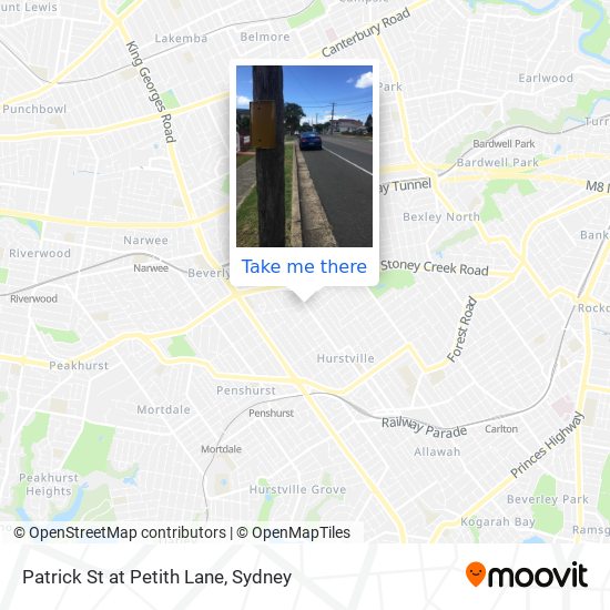 Patrick St at Petith Lane map