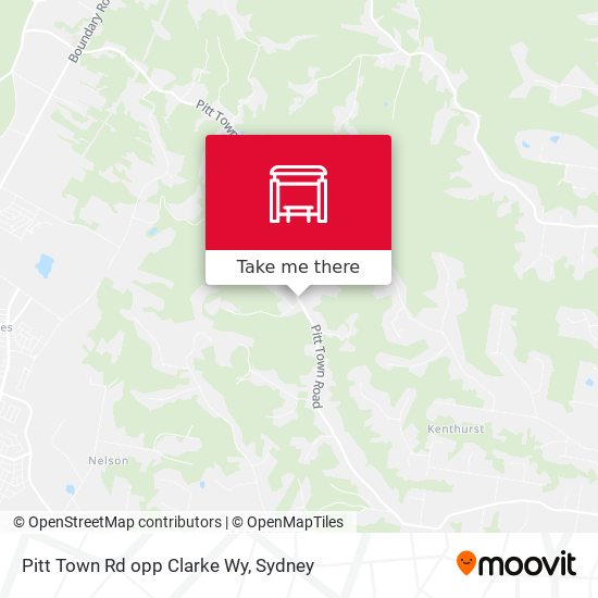 Pitt Town Rd opp Clarke Wy map