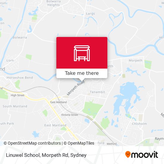 Linuwel School, Morpeth Rd map