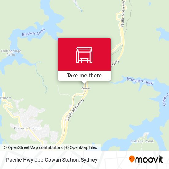 Pacific Hwy opp Cowan Station map