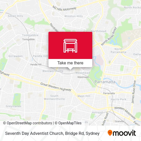 Seventh Day Adventist Church, Bridge Rd map