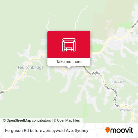 Ferguson Rd before Jerseywold Ave map
