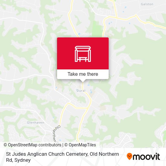 St Judes Anglican Church Cemetery, Old Northern Rd map