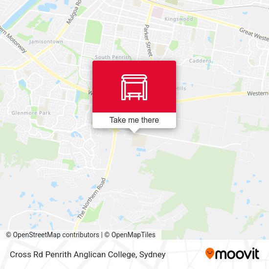 Cross Rd Penrith Anglican College map