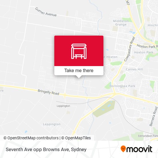 Seventh Ave opp Browns Ave map