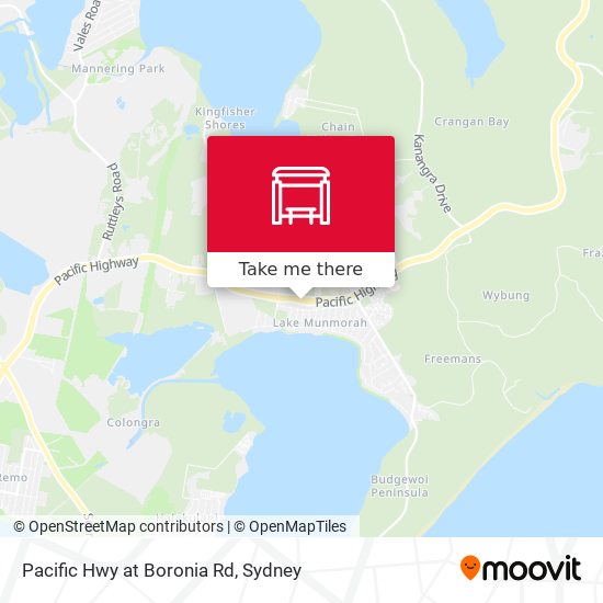 Pacific Hwy at Boronia Rd map