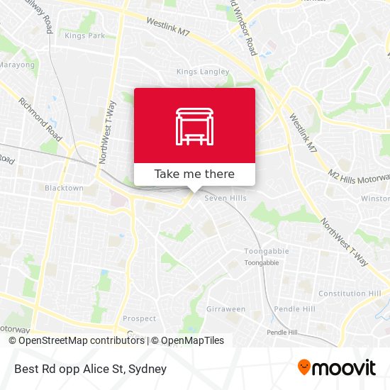 Best Rd opp Alice St map