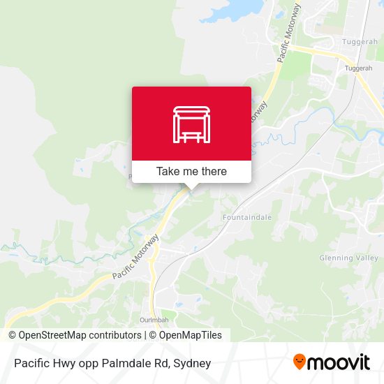 Pacific Hwy opp Palmdale Rd map