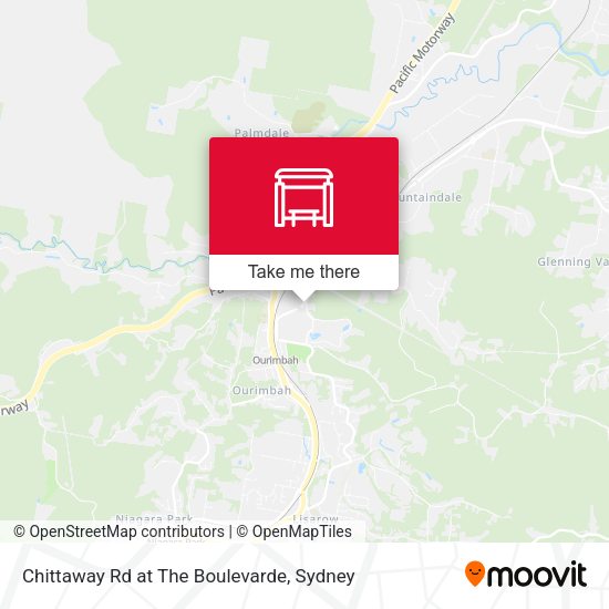 Chittaway Rd at The Boulevarde map