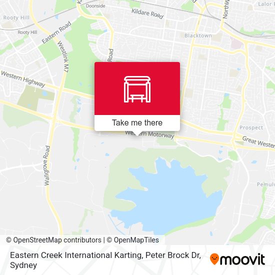 Eastern Creek International Karting, Peter Brock Dr map
