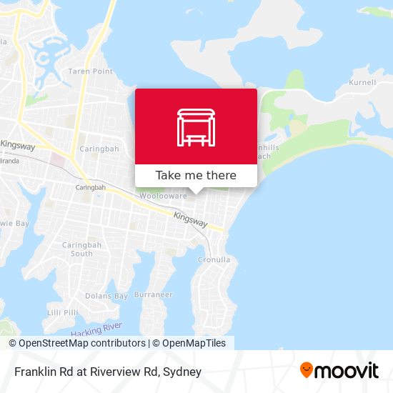 Franklin Rd at Riverview Rd map