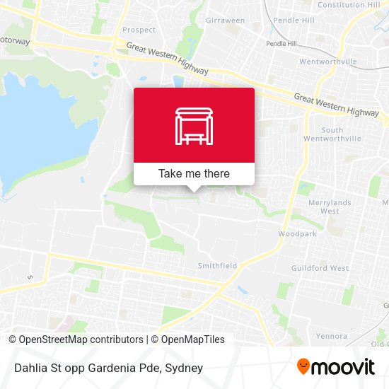 Dahlia St opp Gardenia Pde map