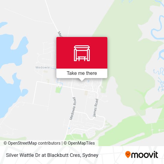 Silver Wattle Dr at Blackbutt Cres map