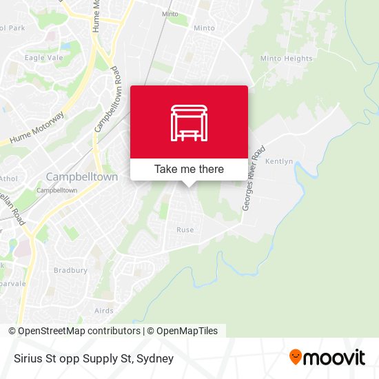 Sirius St opp Supply St map
