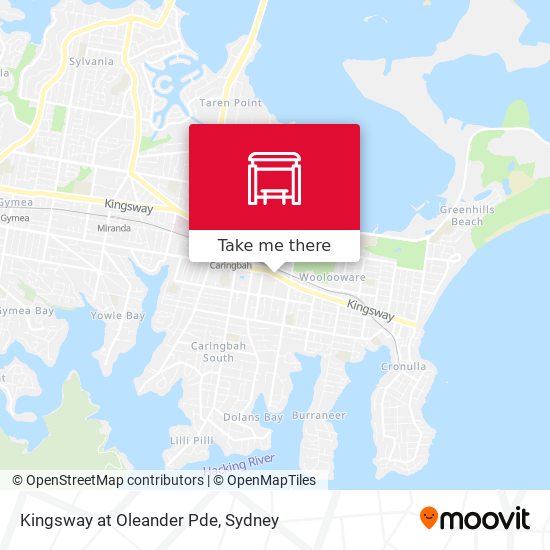 Kingsway at Oleander Pde map