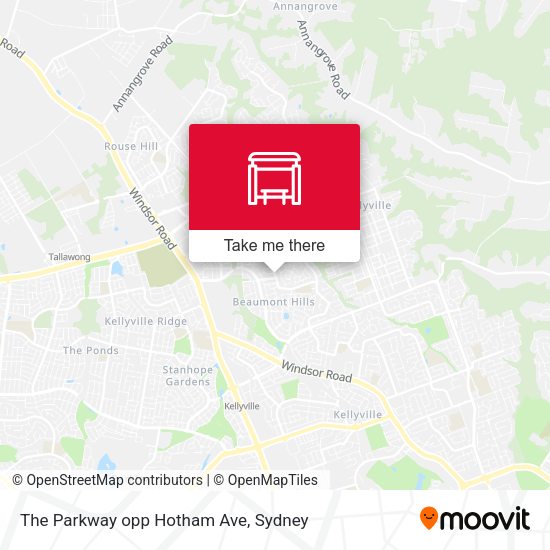 The Parkway opp Hotham Ave map