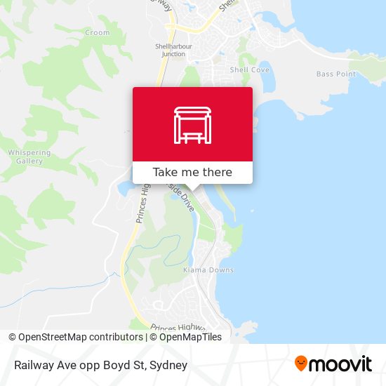 Railway Ave opp Boyd St map
