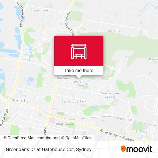 Greenbank Dr at Gatehouse Cct map