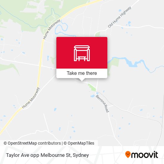 Taylor Ave opp Melbourne St map