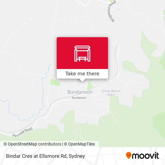 Bindar Cres at Ellsmore Rd map
