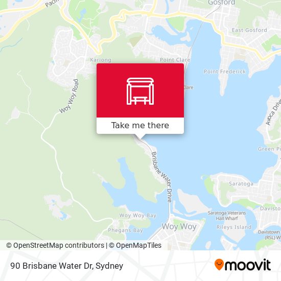 90 Brisbane Water Dr map
