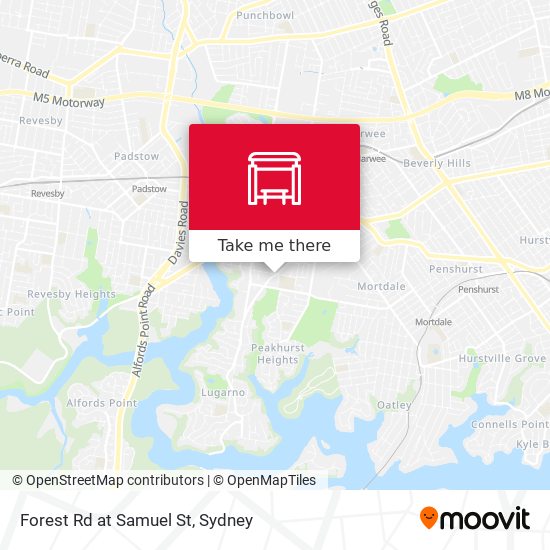 Forest Rd at Samuel St map