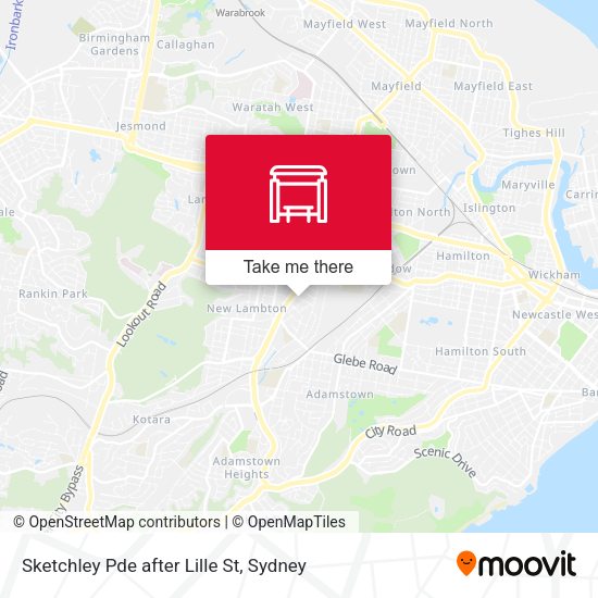 Sketchley Pde after Lille St map